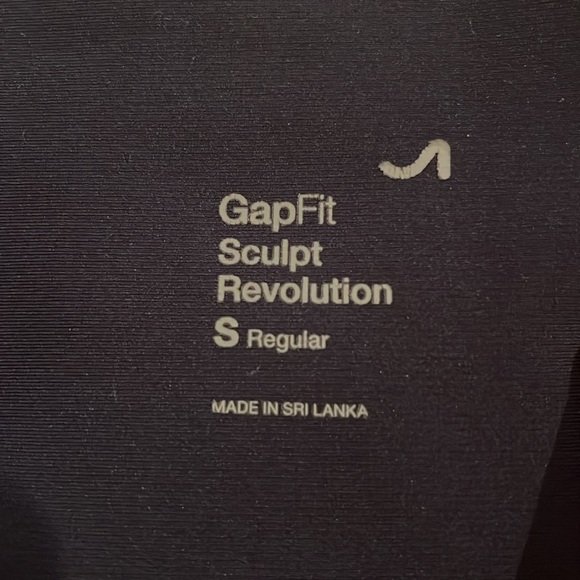 GapFit sculpt revolution s regular 3/4 gold speck navy - Picture 5 of 6